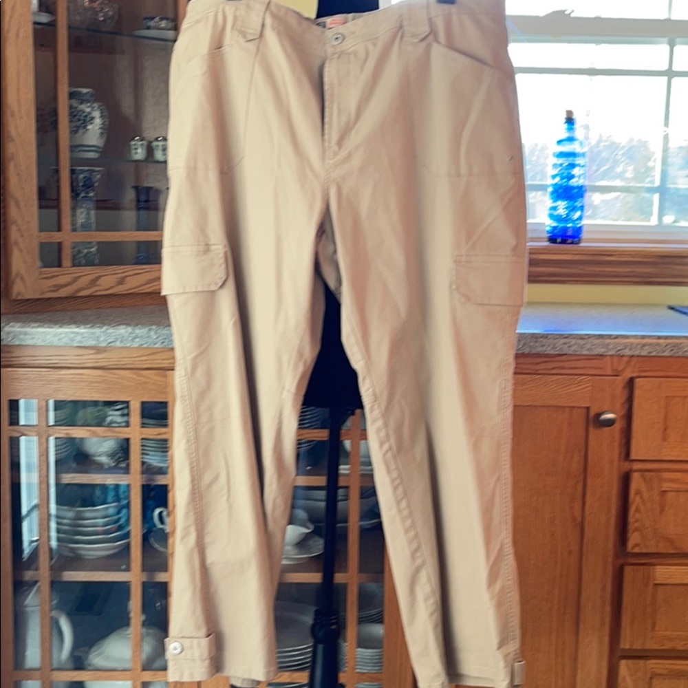 Faded Glory tan super stretch pant